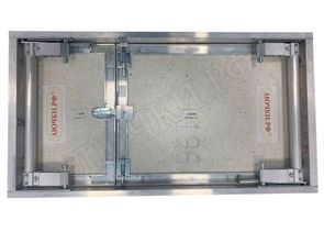 Люк под плитку Нажимной Секрет-Лайт 2 створки Люк под плитку Нажимной Секрет-Лайт 2 створки