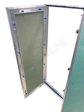 Люк под покраску Хаммер Гиппократ для установки в стену, 2 створки, съёмная перегородка 950*1200 Люк под покраску Хаммер Гиппократ для установки в стену, 2 створки, съёмная перегородка 950*1200