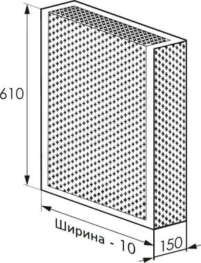 Радиаторный экран С перфорацией Цветок Радиаторный экран С перфорацией Цветок